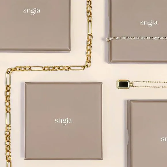 Statement Earrings for Women by , Gold Dangle Earrings, Leaf Fan Shape Flower Ea - Picture 5 of 5